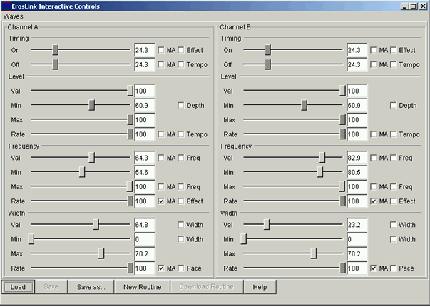 interactive controls