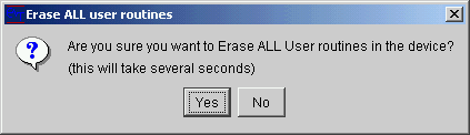 erase routines