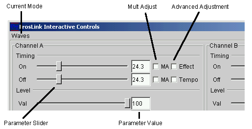 interactive controls